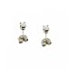 1/4 CTTW Round Diamond Stud Earrings in 14K White Gold 
