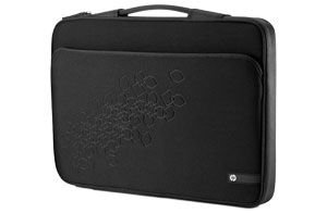 HP 14.5-Inch Notebook Sleeve - Black Link Pattern