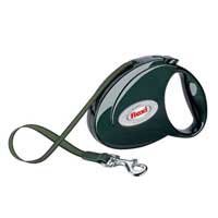 Flexi Elegance Retractable Leash, Small/Medium, for Dogs up to 55 lbs, Emerald Green
