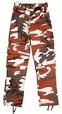 ULTRA FORCE RED CAMOUFLAGE B.D.U. PANTS - Size 2XL
