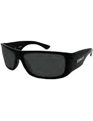 DSO Eyewear KAOS Shiny Black - Smoke Polarized Lens by DSO Eyewear
