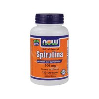 Now Foods Spirulina Twins 500mg, Tablets, 400-Count 