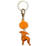 VANCA Craft Petit Mini Mascot Leather Dog Keychains * ITALIAN GREYHOUND *