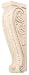 Hafele Acanthus Corbel (194.40.110) 4-1/4 x 3 x 13-3/8, Maple