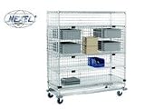 Enclosed Wire Exchange Truck - Four Wire & One Galvanized Shelf - 1000 Lb. Cap