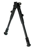 UTG Deluxe Picatinny Foldable Metal Bipod-Rubberized Stands
