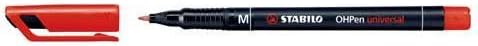 Stabilo Ohpen Permanent Medium Red