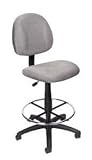 Boss B1615 Drafting Office Chair - Gray