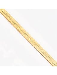 Ann Harrington Jewelry 14k Yellow Gold 5 mm Silky Herringbone Chain