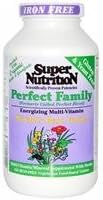 Super Nutrition, Perfect Family, Energizing Multi-Vitamin, Iron Free, 240 Veggie Food-Based Tabs