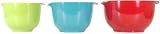 Trudeau Melamine Mixing Bowls, Set of 3