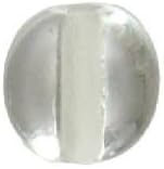 BrilliantCut 5/16" (8Mm) Clear Smooth Crystal Bead