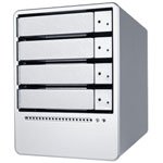 Sans Digital Mobile Silver Ms4Um 4 Bay Esata Port Multiplier & Usb Enclosure