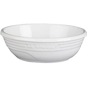 Buy Le Creuset Stoneware Large 3-1 2-Quart Oval Serving Bowl, White