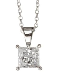Crislu Solitaire Pendant (2.00 cttw)