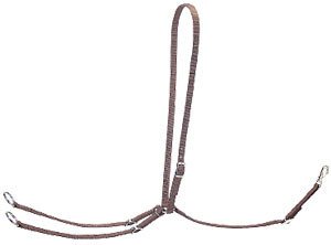 Weaver Leather Nylon Running Martingale Tack Brown
