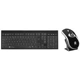 Gyration Air Mouse Elite In-Air Cursor Control using Patented MotionSenseTM Technology and Optical Sensor with Low Profile Keyboard GYM5600LKNA