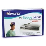 MEMOREX / MEM32023239 / 3-1/2' USB 2.0 External Floppy Drive, 1.44MB, 11MBps / Sold as 1 EA