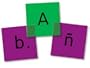 Learning Resources LER3425 Spanish Overhead Alphabet Picture Tiles Set Of 106