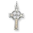 Sterling Silver Celtic & Iona Cross with 20 Inch Sterling Silver Chain