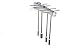 Pit Posse T Handle Tool Rack Holder Aluminum