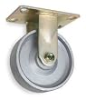 Industrial Grade 1NVU5 Rigid Caster, 8 In, 1750 Lb, Semi-Steel