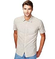 Pure Cotton Striped & Dotted Lightweight Shirt