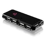 Aluratek AUH0204 - Hi Speed USB 2.0 4 Port Hub with Power Adapter