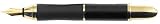 Sensa Meridian Noir & Gold Fine Point Fountain Pen - N14308