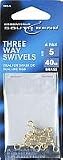 SOUTH BEND CO. (TWS-5 ) Swivels/Rings BRASS 3-WAY SWIVELS SZ-5