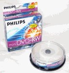 10 Philips Mini Dvd-rw for Sony/hitachi Cam