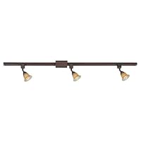 World Imports Lighting C2624-24 Olympus Tradition Linear Track Kit, Crackled Bronze with Silver