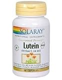 Solaray Lutein 24mg + Bilberry 60mg 30 Capsules