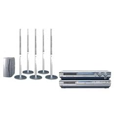 JVC QP-F80AL - Home theater system with DVD recorder - silver by JVC