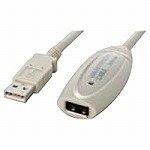 �o�b�t�@���[�R�N���T�v���C Arvel USB2.0�Ή� ���s�[�^�[ �P�[�u�� 5.0M �z���C�g AUR09WH