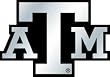 Texas A&M Aggies Silver Auto Emblem - College Athletics Sports Merchandise