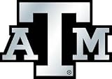 Texas A&M Aggies Silver Auto Emblem