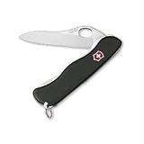 Swiss Army One-Hand Black Sentinel