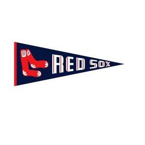Buy Boston Red Sox Cooperstown Embroidered and Decorated Wool Blend Pennant by WINNING STREAK SPORTS