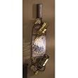 3-Bottle Metal Wall Wine Holder
