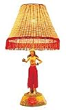 Vintage Motion Hula Lamp / Girl In Dancing Pose