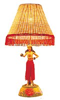 Vintage Motion Hula Lamp / Girl In Dancing Pose On Sale