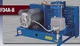 Jenny Base Plate Mounted Electric Motor Air Compressors, 1 Stage, Pump F, 1/2 HP, 680 RPM