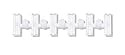 Atlas N Scale Code 80 Insulated Rail Joiners (24 Pieces) - 2538