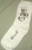 Bulldog Bull Dog Puppies Dogs Woof Ladies Socks 9-11