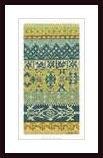 21w37GW1K7L. SL160  Eastern Embroidery II by Chariklia Zarris 14.00X26.00 Framed with Black Wood Frame