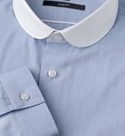 Limited Collection Slim Fit Cotton Rich Peter Pan Collar Shirt