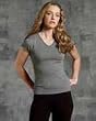 Bella Women's 5.8 oz. Cotton Baby Rib S/S V-Neck T-Shirt Bella Women's 5.8 oz. Cotton Baby Rib S/S V-Neck T-Shirt