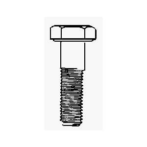 Click here to buy Bx 25 x 1: Hillman Hex Bolts (811672) by Hillman.