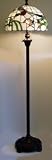 Ducks Floor Lamp with cast body and Tiffany shade